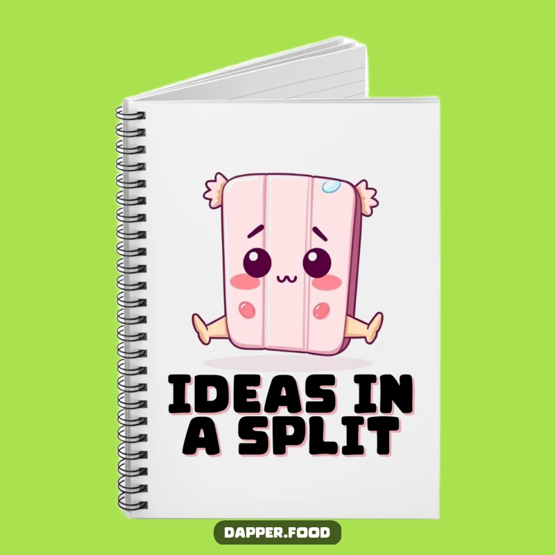Funny Candy Bar Split Notebook: Surprised Journal for Ideas, Perfect Funny Gift for Students