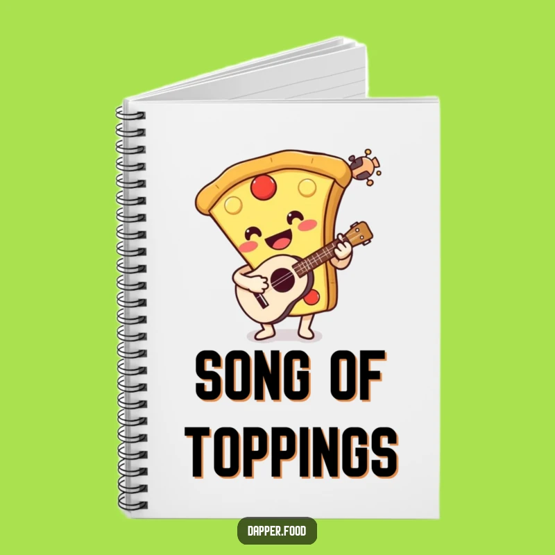 Funny Pizza Ukulele Notebook: Jot Down Melodies with This Musical Slice's Journal