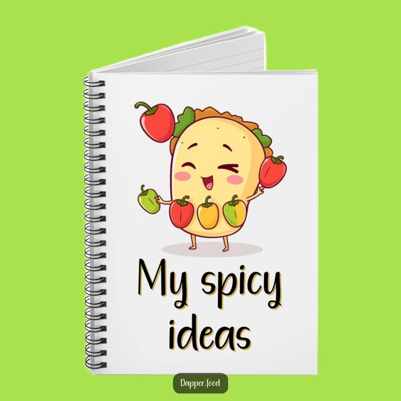 Funny Taco Juggling Notebook: Jot Down Ideas with Fiesta Flair
