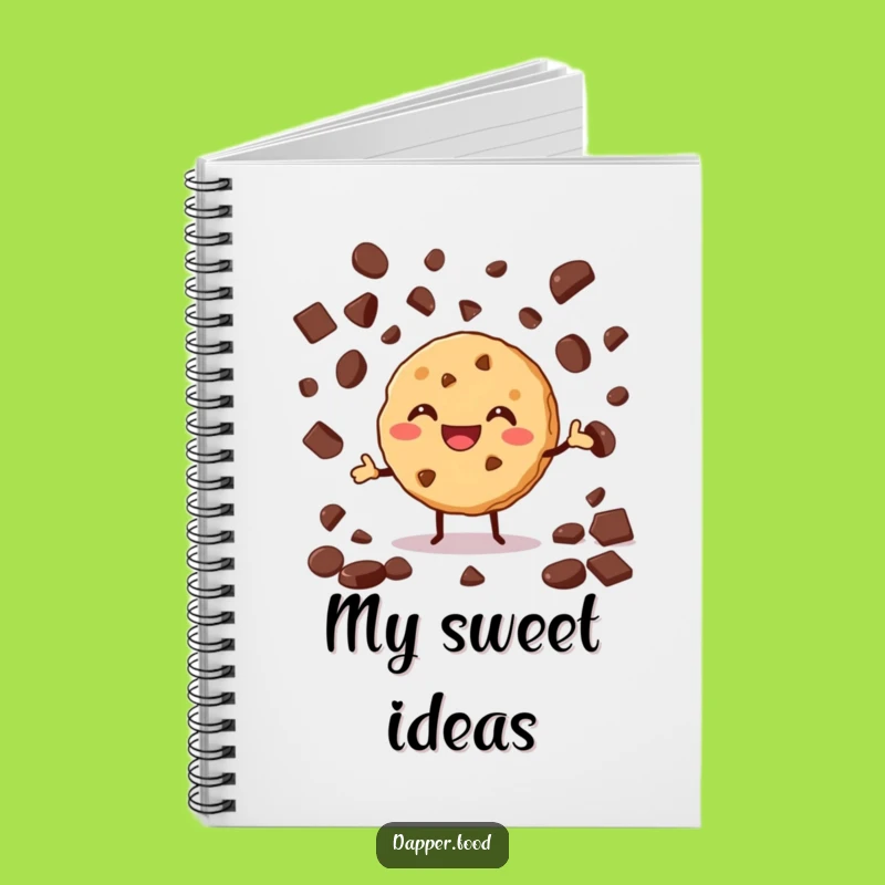 Funny Cookie Juggling Notebook: Jot Down Recipes with This Cheerful Cookie Cover