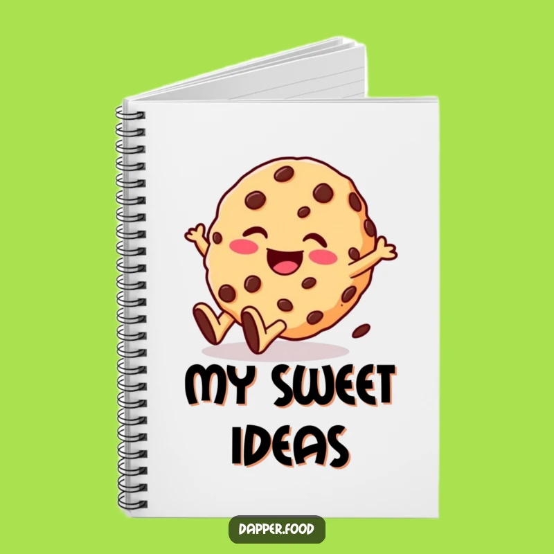 Funny Rolling Cookie Notebook: Jot Down Sweet Thoughts with This Giggling Journal