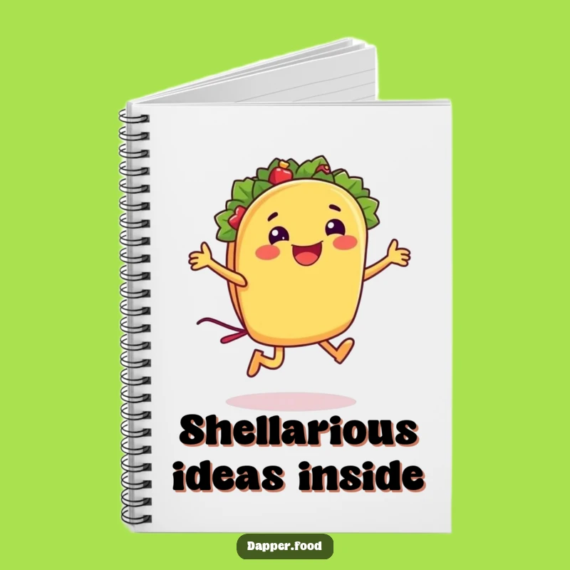 Funny Taco Jumping Rope Notebook: Jot Down Laughs and Ideas