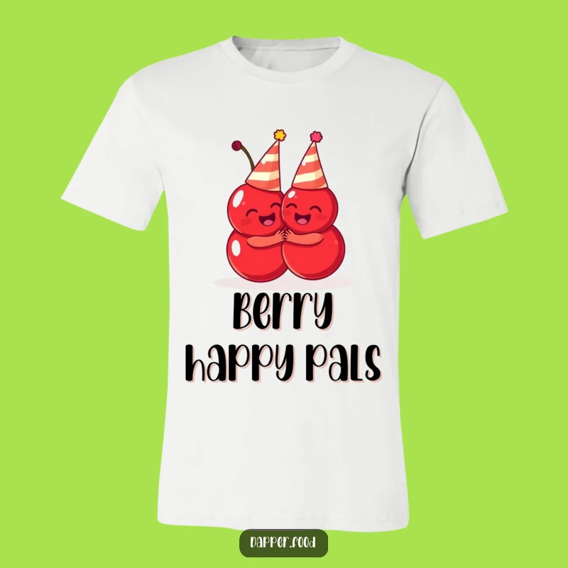 Funny Cherries Party T-Shirt: Cute Hugging Fruit, a Perfect Funny Gift