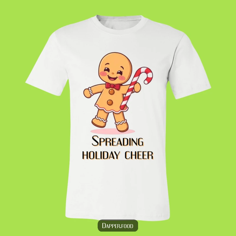 Funny Gingerbread Man Jig T-Shirt: Festive Dance, Hilarious Holiday Gift