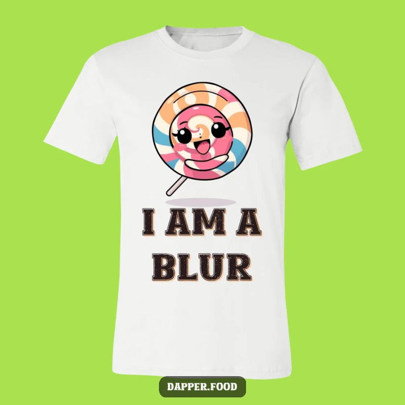 Funny Kawaii Lollipop T-Shirt: Express Your Delight with This Spinning Character Tee Gift
