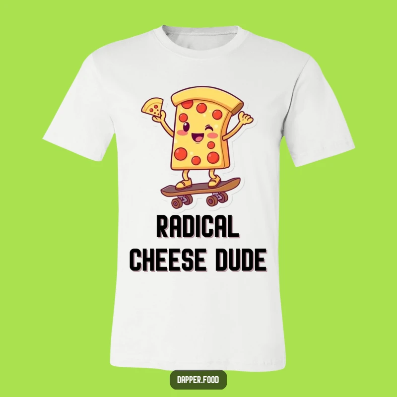 Funny Pizza Skateboarder T-Shirt: Comical Foodie Tee for Ultimate Laughs and Style