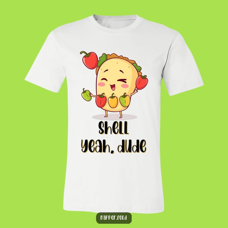 Funny Taco Juggling T-Shirt: Comical Fiesta Tee for Ultimate Fun