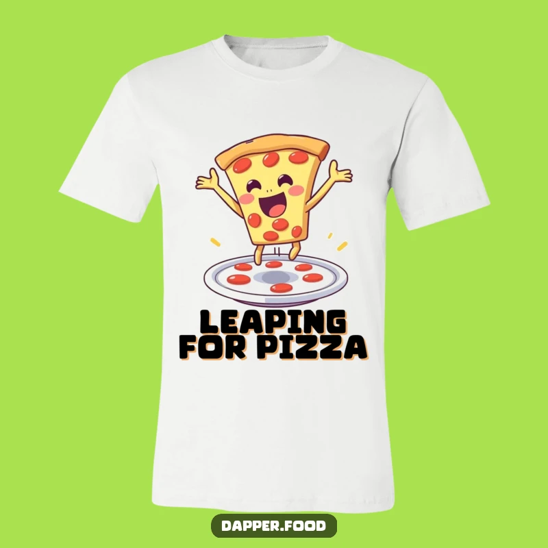 Funny Pizza Leap T-Shirt: Wear Your Love for Pizza Loudly
