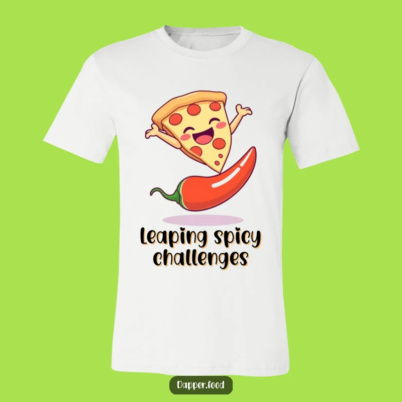 Funny Pizza Leap T-Shirt, Hilarious Foodie Gift for Pepper Jumpers