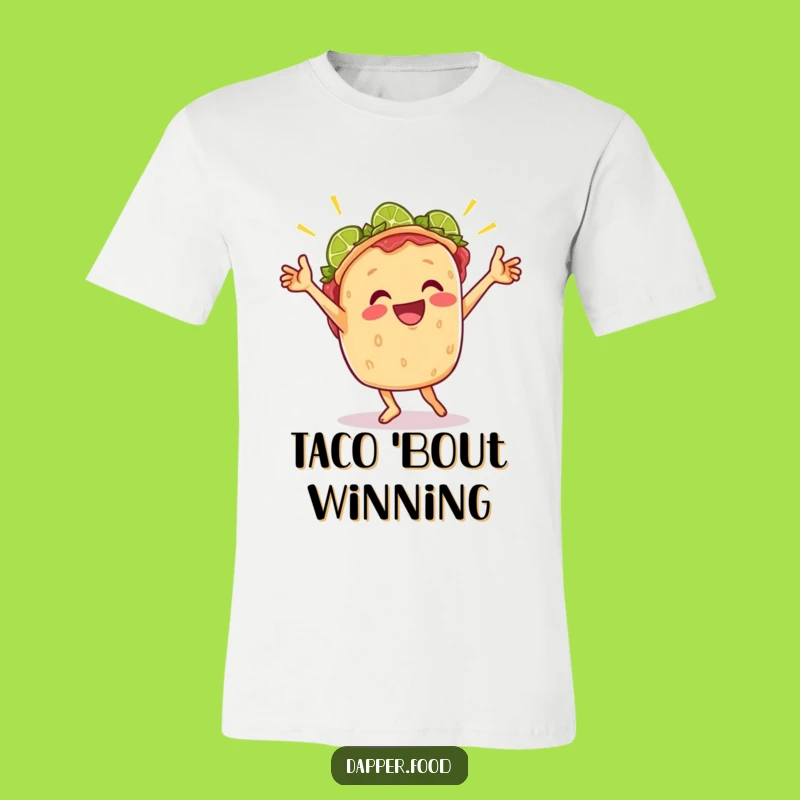 Funny Taco Dance T-Shirt: Wearable Celebration of Mexican Food Humor