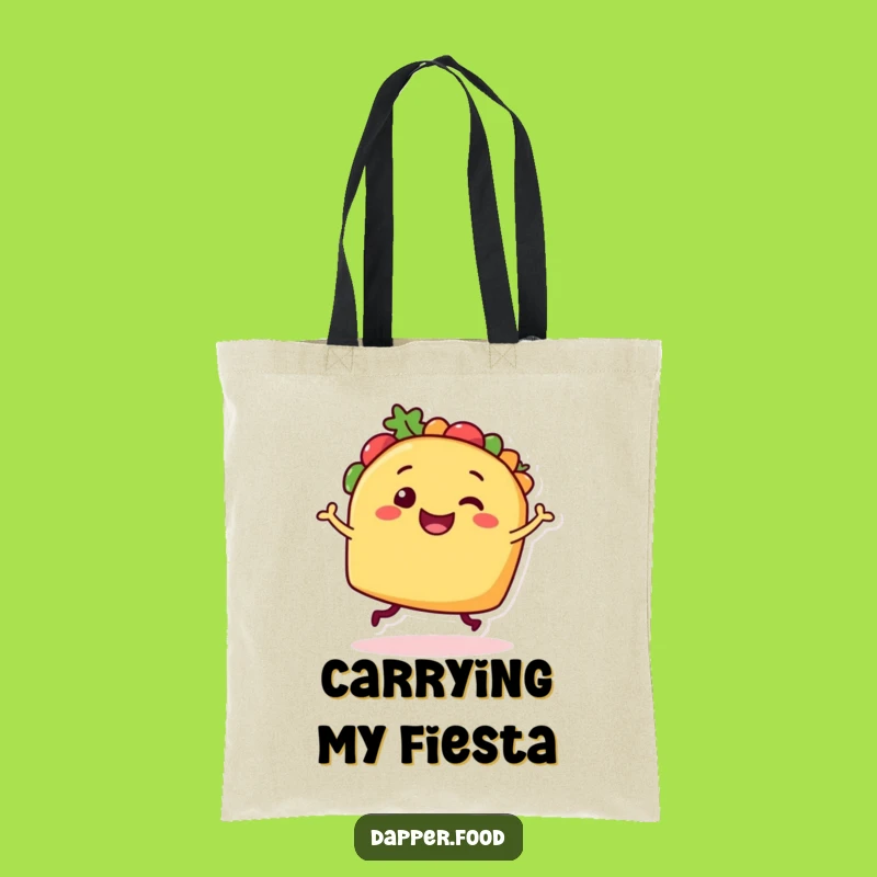 Funny Taco Dancer Tote Bag: Carry Your Fun and Essentials in Style