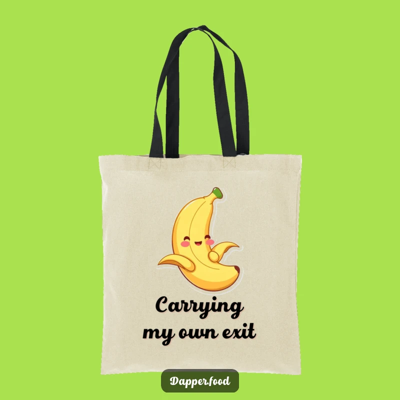 Funny Banana Sliding Tote Bag - Carry Your Fun with Style