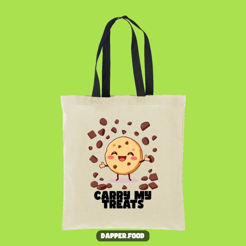 Funny Cookie Juggling Tote Bag: Carry Your Baking Joy with This Cheerful Design